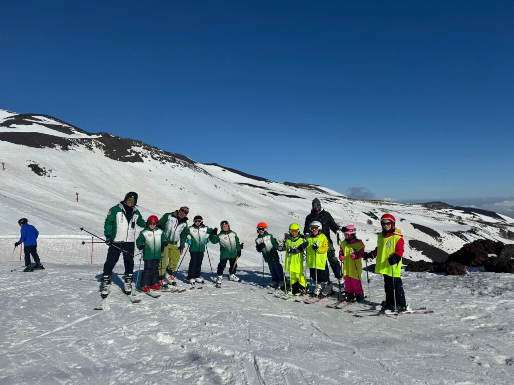 Lo Sci Club Parco delle Madonie si allena sull’Etna