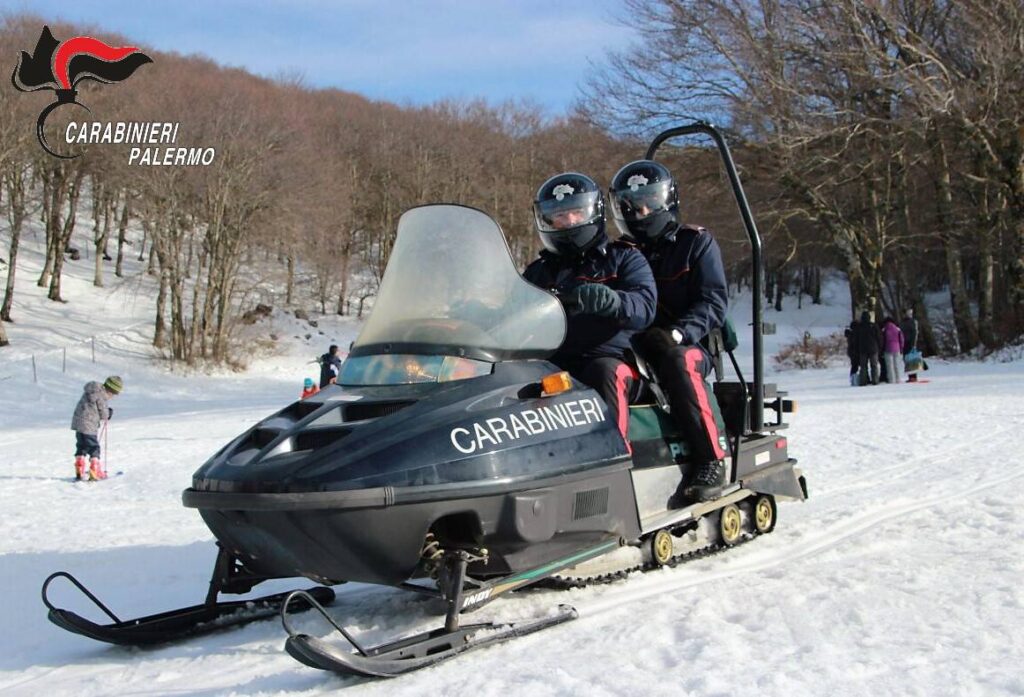 Piano Battaglia ,controlli dei Carabinieri anche sulle piste da sci