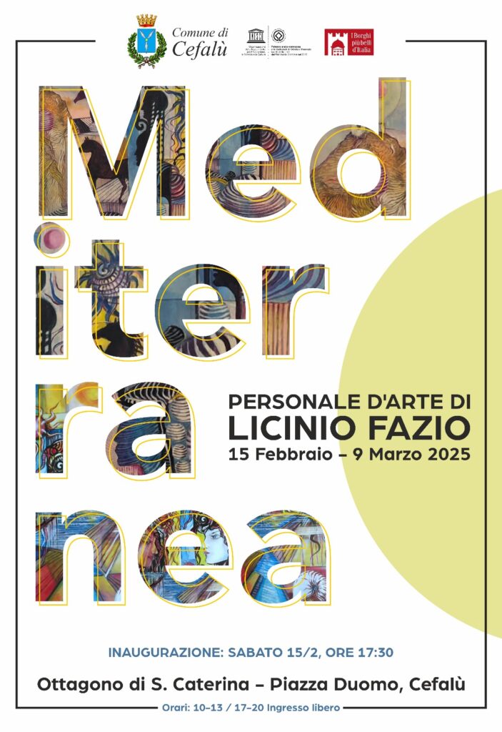 Ottagono Santa Caterina, inaugurazione mostra di Licinio Fazio
