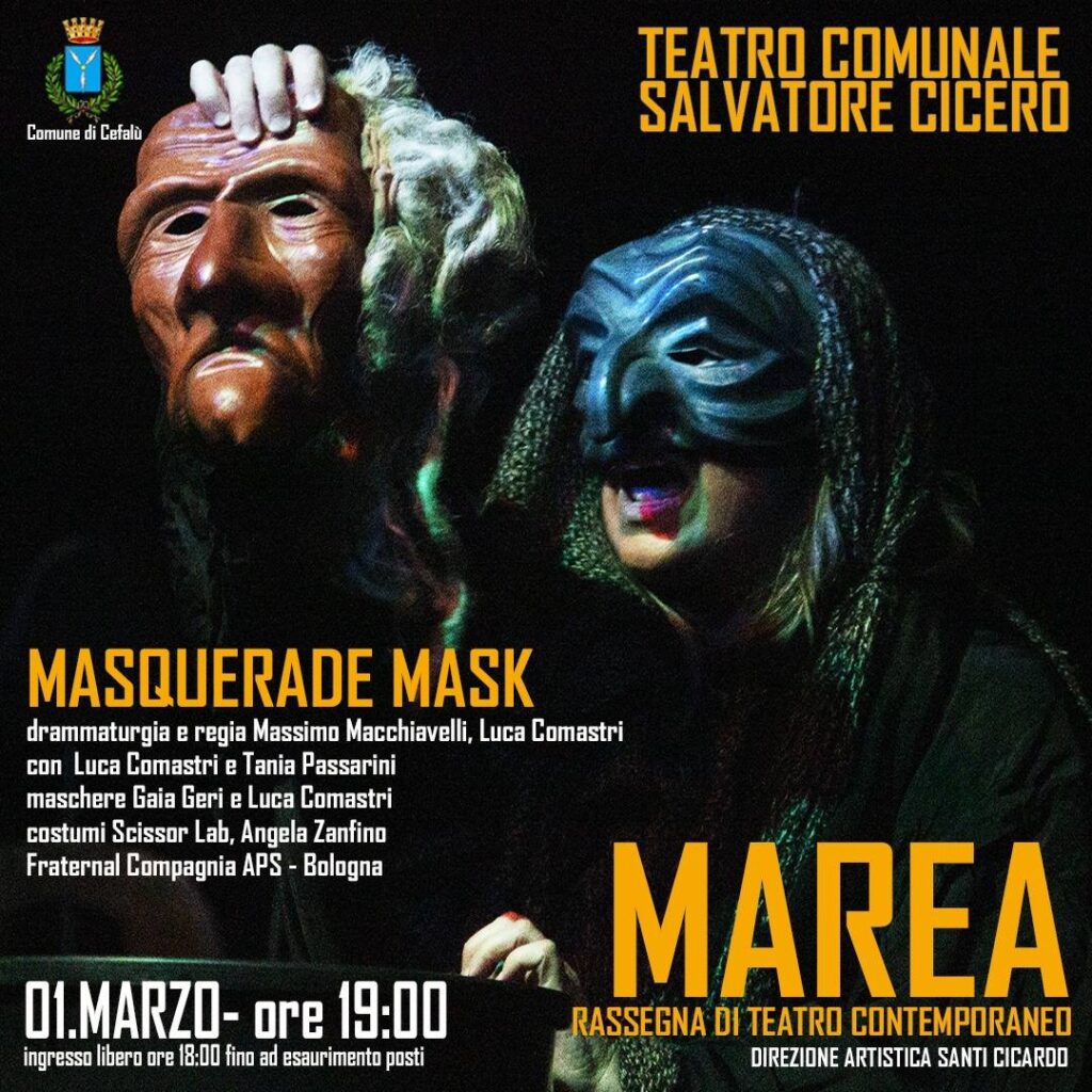 “Masquerade Mask” l’1 marzo al Teatro Cicero