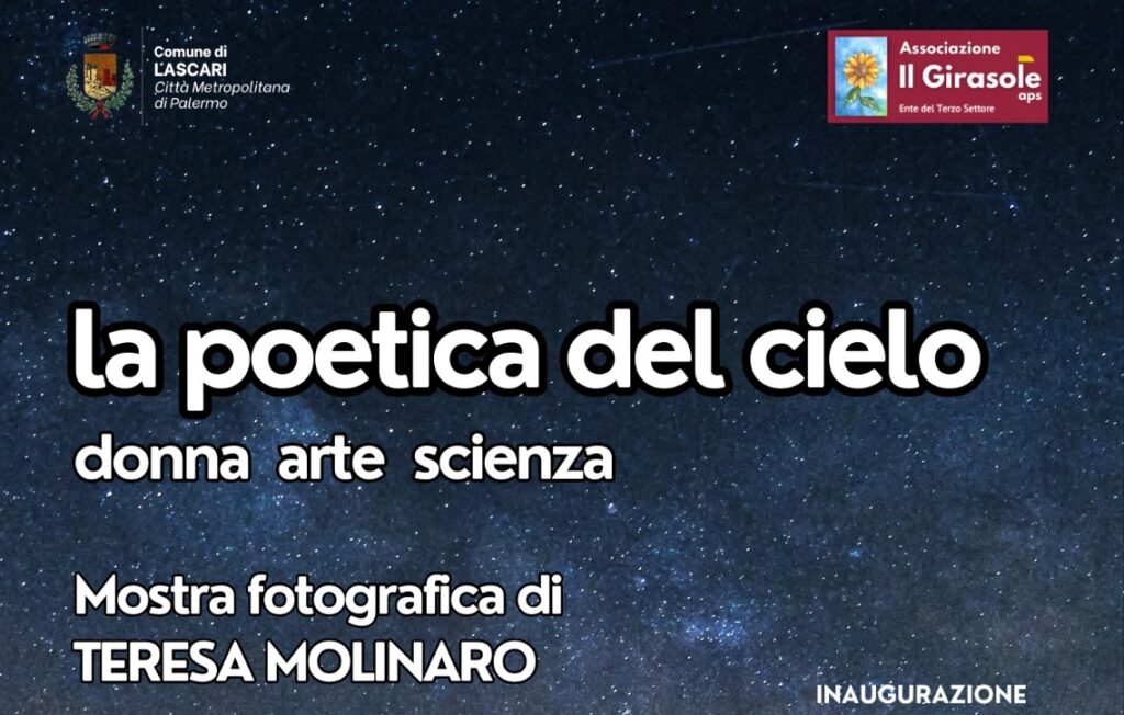 A Lascari “La poetica del Cielo”- Donna,arte,scienza in occasione della Giornata Internazionale dei diritti delle donne