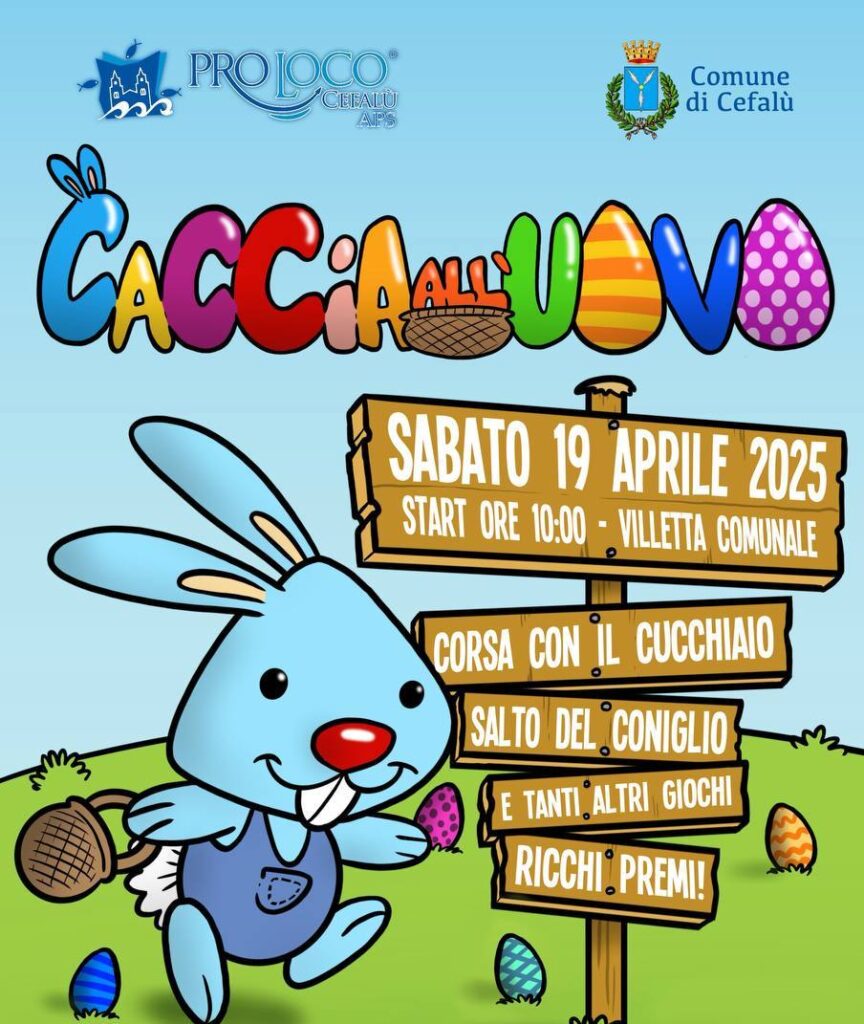 La Pro Loco Cefalù organizza la “Caccia all’Uovo”