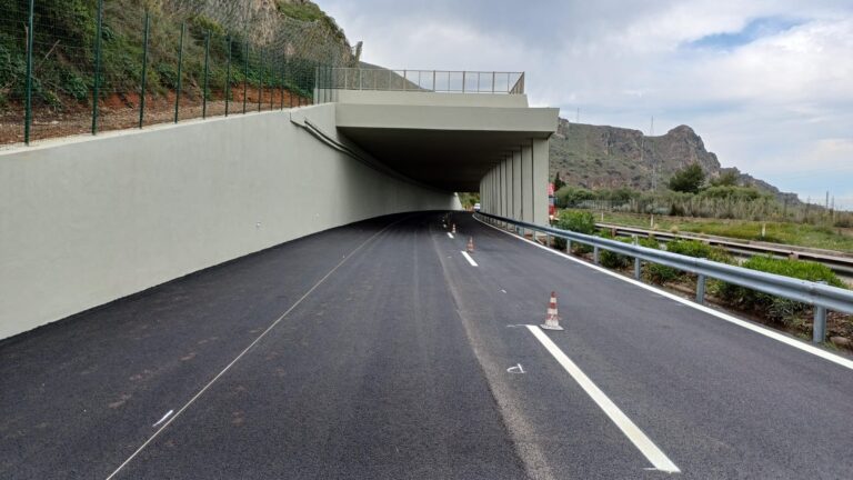 A/19 riaperta la galleria nei pressi di Termini Imerese