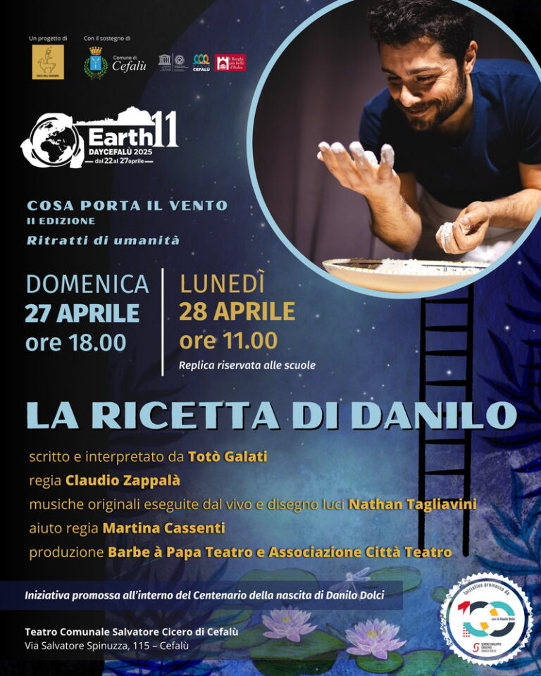 Teatro Cicero Cefalù – “La ricetta” di Danilo Dolci