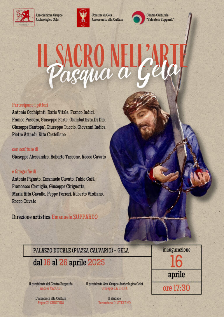 Opere di Pippo Forte in mostra presso il Palazzo Ducale di Gela