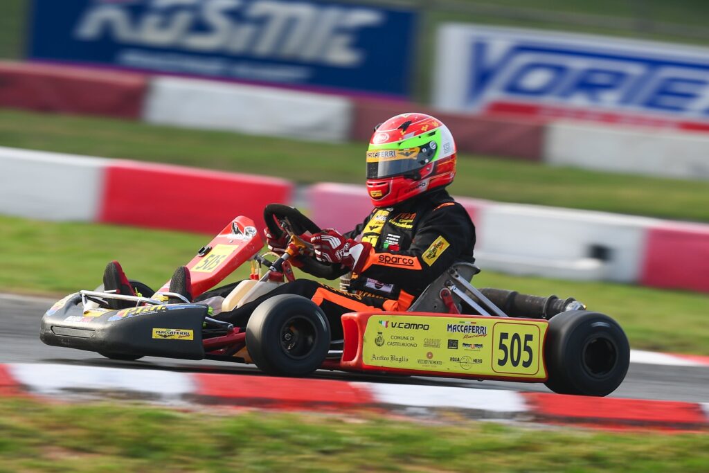 Il pilota karting  Vincenzo Campo inizia la sua stagione al Campionato Italiano Aci Karting