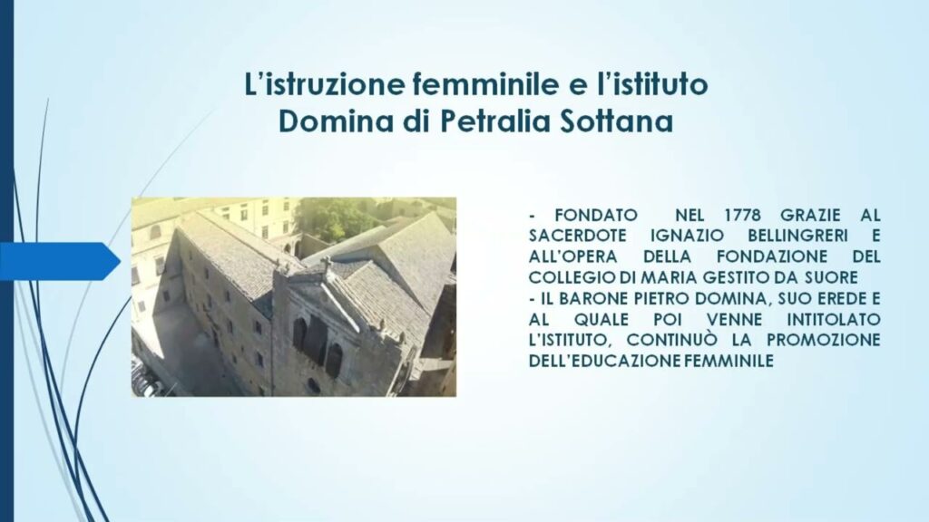 L’istruzione femminile nella provincia di Palermo tra l’ 800′ e il 900′