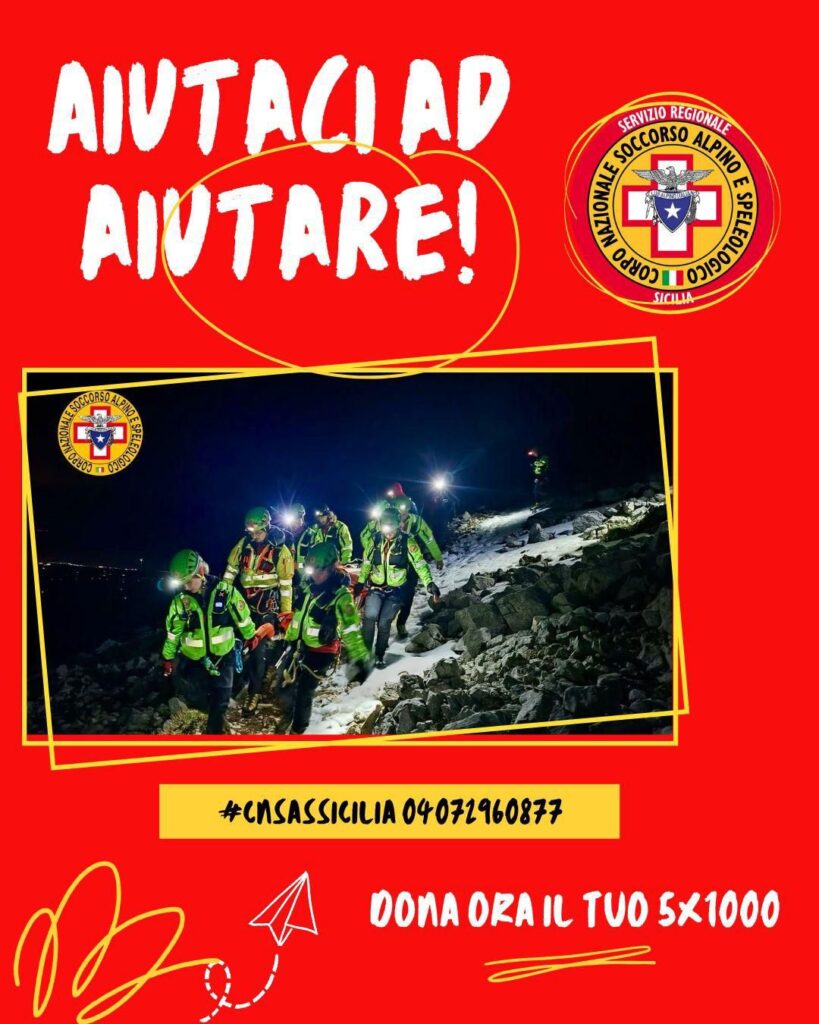 5 x 1000 al Soccorso Alpino e Speleologico