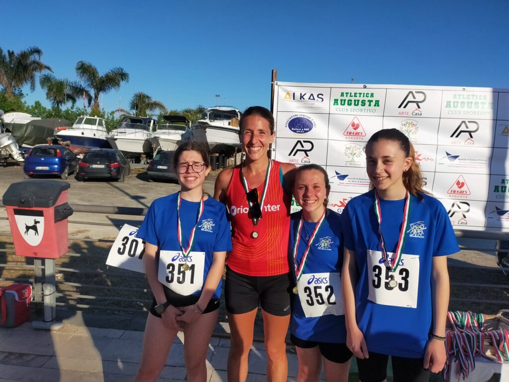 Al trofeo marcia città di Augusta buona prestazione delle atlete madonite
