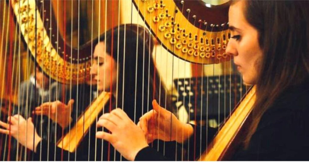 Concerto per due arpe con Sabrina e Simona Palazzolo,iniziativa promossa da BCsicilia Castelbuono