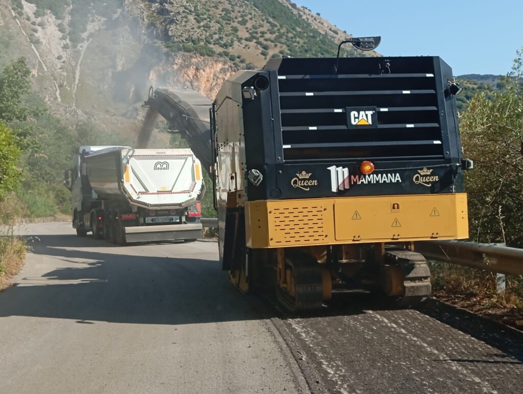 Isnello-Gibilmanna. Lavori di sistemazione della strada