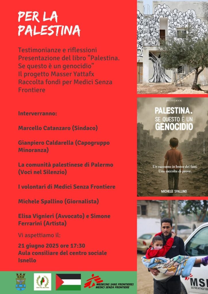 Isnello per la Palestina