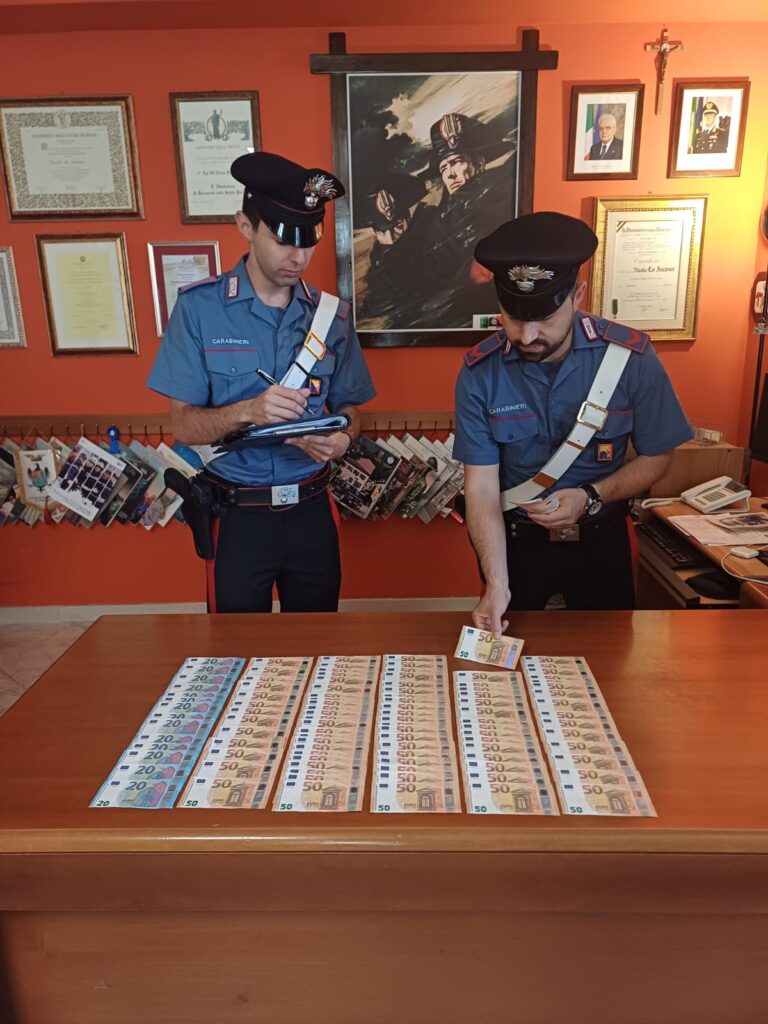 Ciminna,pagava con soldi falsi.Arrestato un palermitano