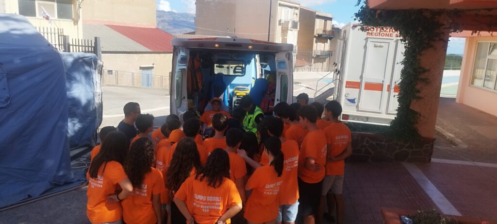 Montemaggiore Belsito,il campo scuola incontra gli operatori del 118