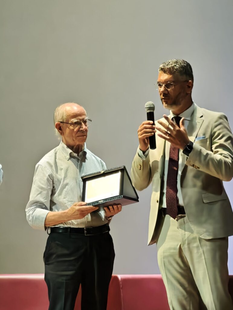 Premio Rosario Spagnolo. Il ringraziamento del prof. Forte