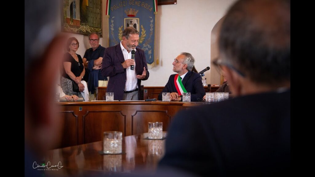 Cittadinanza onoraria a Michele Serra conferita dal Comune di Polizzi Generosa (video)