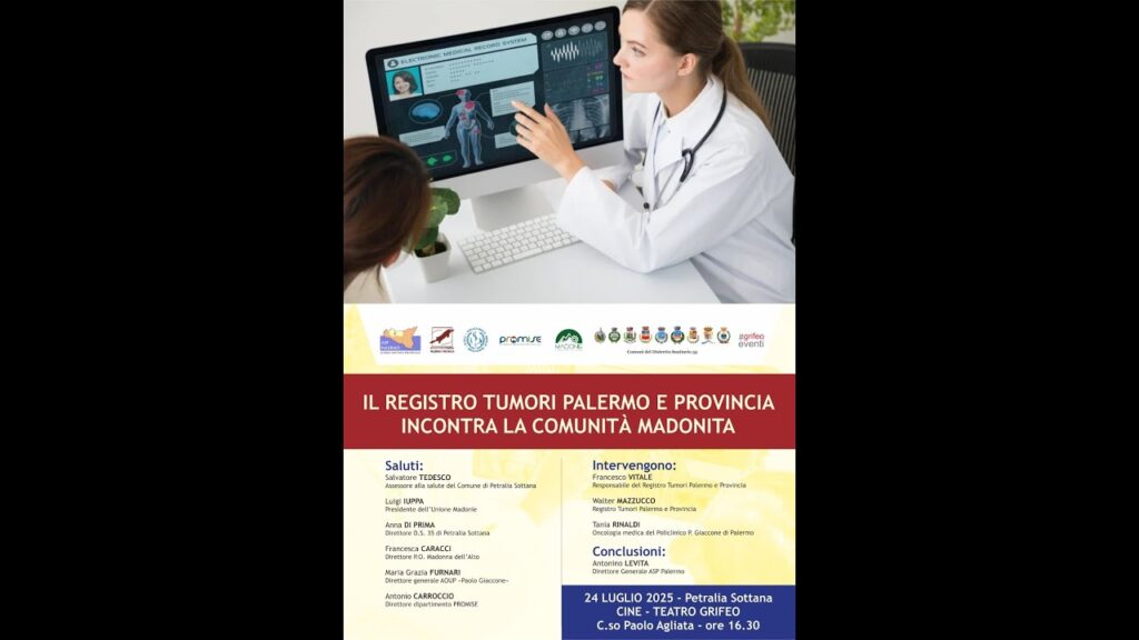 Registro Tumori Palermo e provincia, presenta i dati  alla comunità madonita(video)