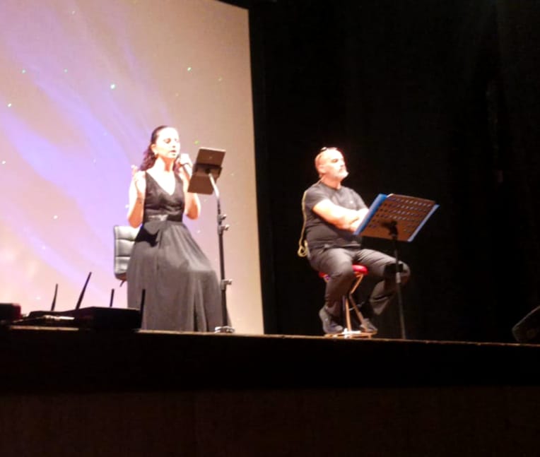 “Le voci del tempo” di Peppe Galfo con Cecilia Cocciro incantano al Grifeo