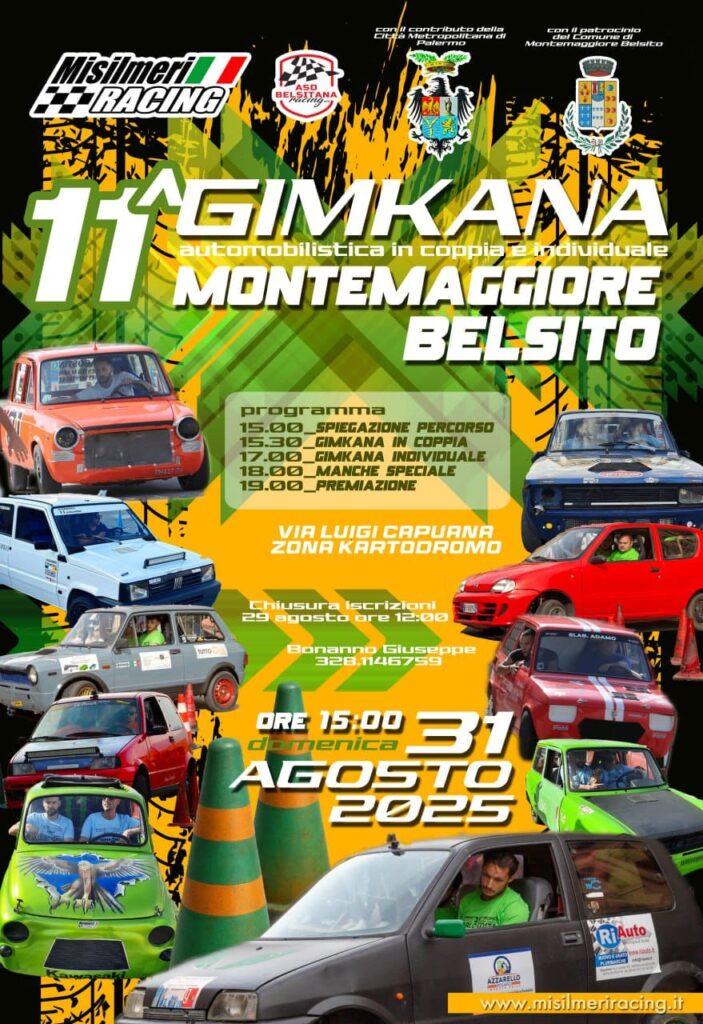 Cresce l’attesa per l’11ª Gimkana Automobilistica di Montemaggiore Belsito