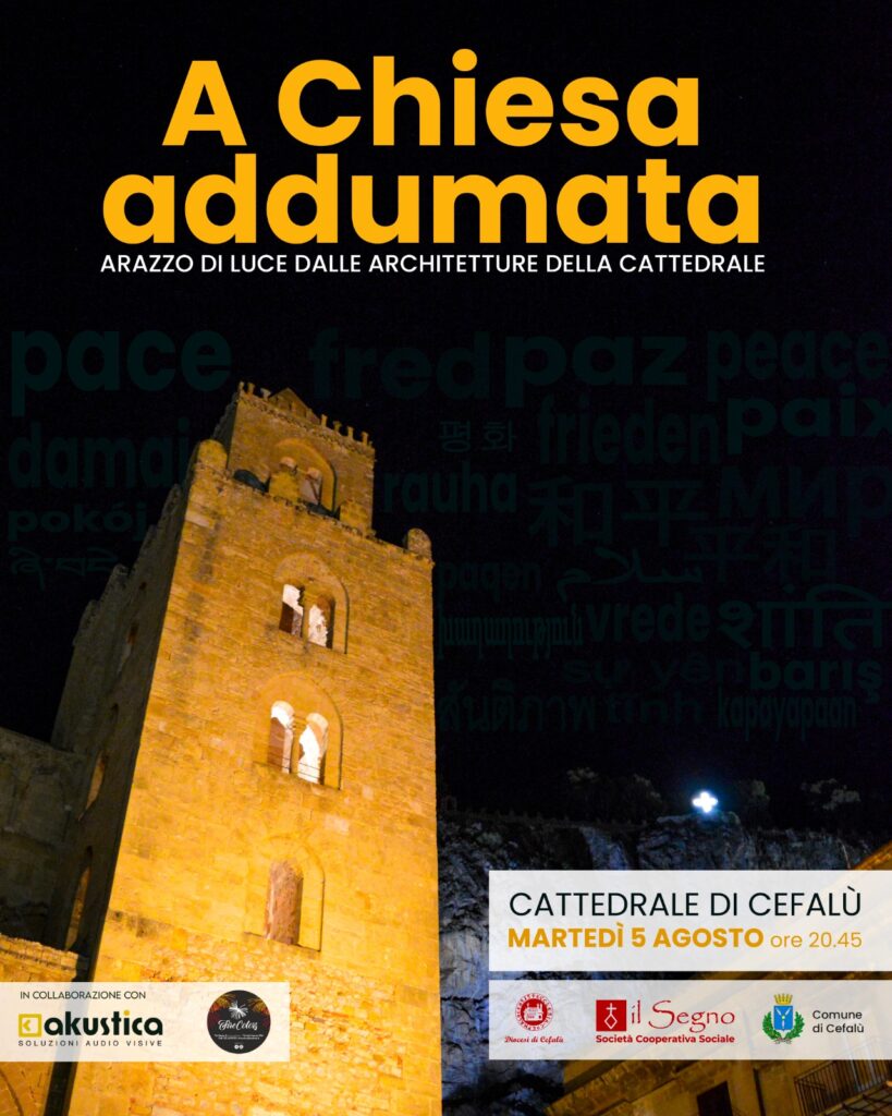 Cattedrale di Cefalù. Arazzo di luce