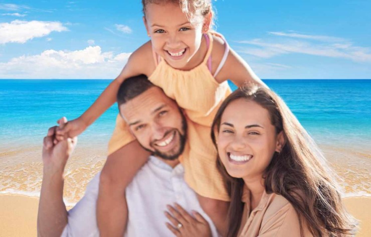 Famiglia al mare: spiagge poco affollate