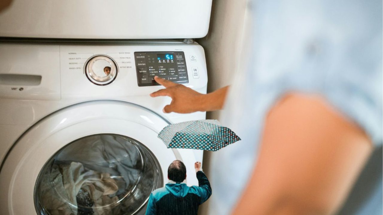 Quando piove usa la lavatrice così